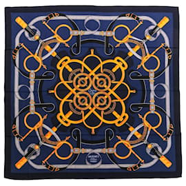 Hermès Sciarpa in seta e cashmere Hermes Eperon d'Or Carre 140