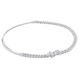 Collier Hermes Boucles Sellier Inflexible SV925 Argent - Hermès