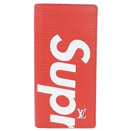 Louis Vuitton Epi (Supreme) Portefeuille Brazza M67719 Portafoglio