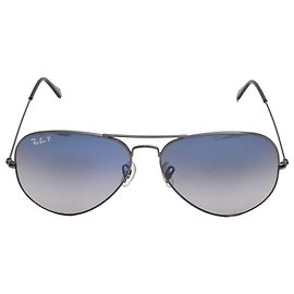Ray-Ban Aviator Sonnenbrille aus Metall in Navy Blau