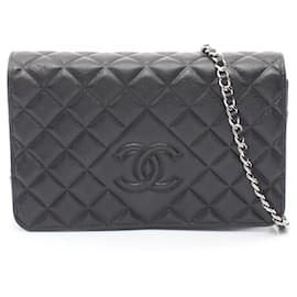 Borsa Chanel Matelassé in pelle nera