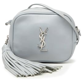 Mini borsa a tracolla Blogger con logo Saint Laurent YSL e nappa
