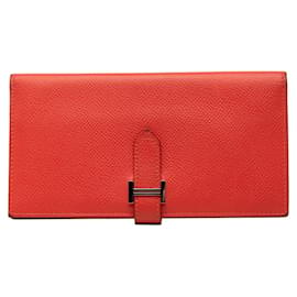Portafoglio lungo Hermès Bearn Soufflé