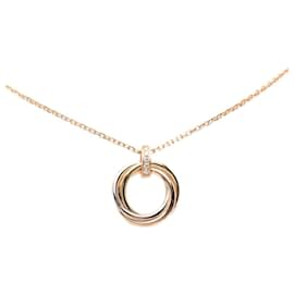 Cartier Trinity 5-Diamanten Anhänger Halskette