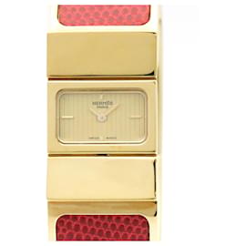 Montre pour femme Hermes Loque plaqué or avec quartz - Hermès