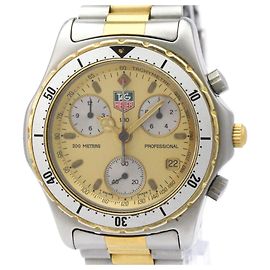 Orologio TAG Heuer 2000 Professional Chronograph Gold Plated Steel CE1121