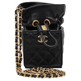 Mini borsa a coulisse Matelassé Coco Mark Chanel