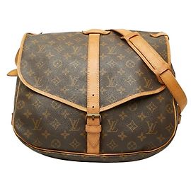 Borsa a Spalla Louis Vuitton Monogram Saumur 35