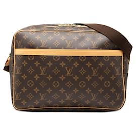 Borsa a tracolla e a spalla Louis Vuitton Monogram Reporter GM