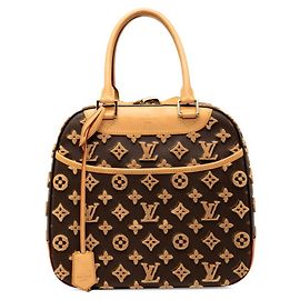 Louis Vuitton Monogram Tuftage 3D Deauville Cube Handbag