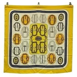 Foulard in seta Hermes Carre 90 Multi-color - Hermès