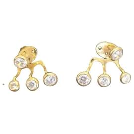 Pendenti per orecchini in oro giallo 14k e diamanti - Autre Marque