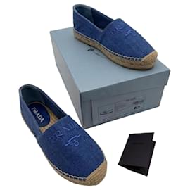 Prada Espadrillas in tela blu