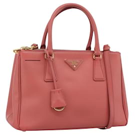 Borsa PRADA Galleria in pelle Safiano 2way Rosa Oro Auth 183648V - Prada