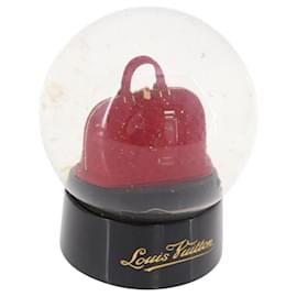 LOUIS VUITTON Alma Snow Globe Glass Red LV Auth 184282A - Louis Vuitton