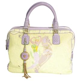 Gianni Versace Vanitas Boston Bag Meerjungfrau - Fliederleder
