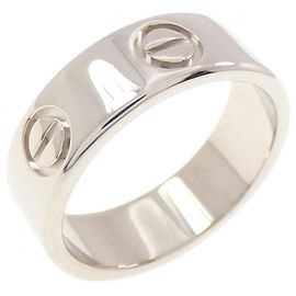 Cartier Love Band Ring aus 18K Weißgold