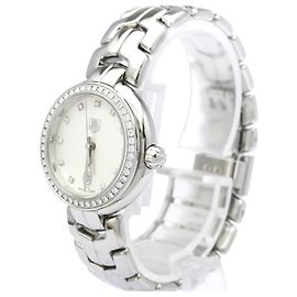 Tag Heuer Link Quarz Edelstahl mit Diamantlünette und Markierungen 29