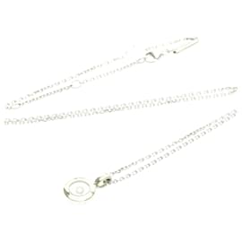 Chopard Happy Diamonds Round Anhänger aus 18K Weißgold mit 1 Floating Diamond