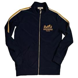Hermès Paris Baumwoll-Trainingsjacke