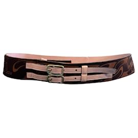 Chanel Gürtel aus rosa Leder