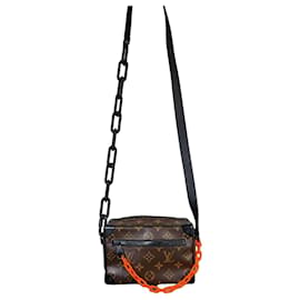 Louis Vuitton Mini Soft Trunk M44480 Monogram Canvas Catena Arancione SS19