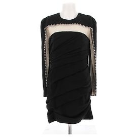 Abito corto nero Alexander Wang con strass