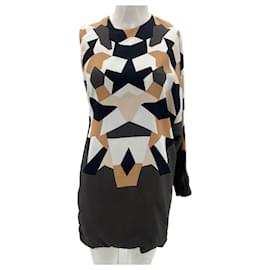 Top asimmetrico Givenchy in viscosa multicolore