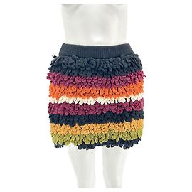 Sonia Rykiel Minifalda de lana multicolor