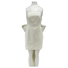 Vestido bustier blanco con lazo - Rotate