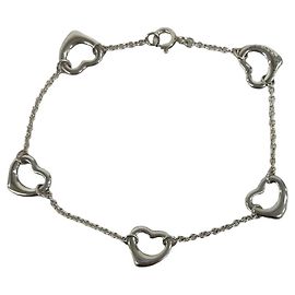 Tiffany & Co Tiffany Open Heart Charm Bracelet