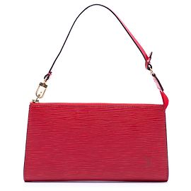Louis Vuitton Pochette Accessoires in Epi rosso