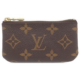 Louis Vuitton Brown Monogram Key Pouch