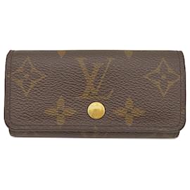 Louis Vuitton Portachiavi 4 chiavi Monogram Multicles marrone