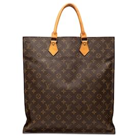 Louis Vuitton Sac Plat Monogram Marrón
