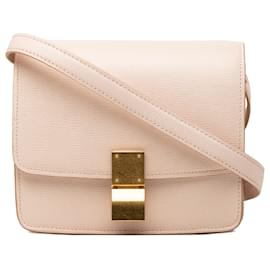 Celine Brown Small Calfskin Classic Box - Céline