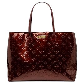 Louis Vuitton Red Monogram Vernis Wilshire MM