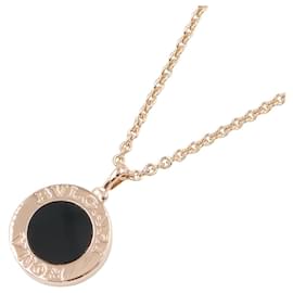 Bulgari Collana da donna Bvlgari in oro rosa 18K con diamante e onice