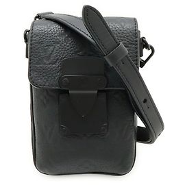 Portafoglio verticale S-Lock in pelle Monogram Taurillon Louis Vuitton
