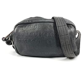 Chanel Pochette Tasche aus schwarzem Leder