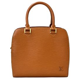 Borsa a mano in pelle Epi Louis Vuitton