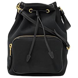 Borsa in tela nera Prada