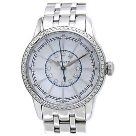 Autre Marque Hamilton Railroad Lady Diamond Armbanduhr