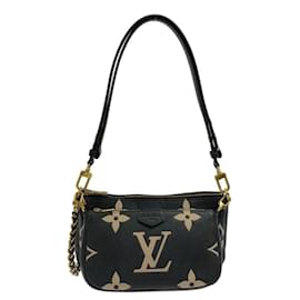Louis Vuitton Bicolor Monogram Empreinte Multi Pochette Accessoires M45777
