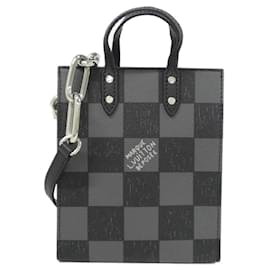 Borsa Louis Vuitton Damier Checkerboard Sac Plat XS