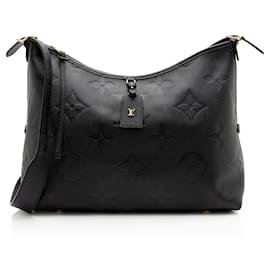 Borsa a tracolla Louis Vuitton Giant Monogram Empreinte CarryAll MM
