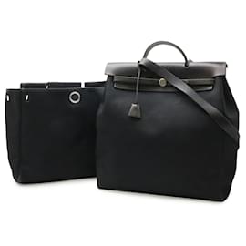 Borsa a mano Hermes Aile Bag MM Canvas Leather - Hermès