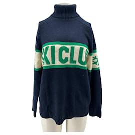 SKI CLUB Rollkragen aus Kaschmir blau - Autre Marque