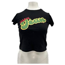 Autre Marque Camiseta de algodón negra WITH JEAN