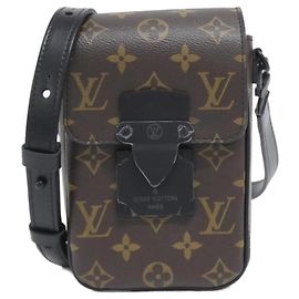 Cartera vertical Louis Vuitton Monogram Macassar S-Lock